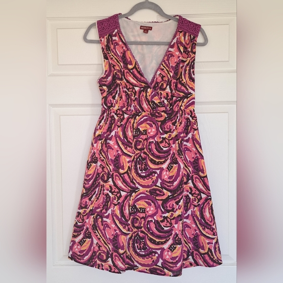 Merona Paisley Pattern Sleeveless Surplice Sundress Women's Size Medium - Picture 3 of 12